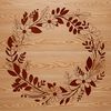 Beautiful SVG Flower Crown Art A detailed floral wreath design created using vector graphics.