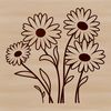 Beautiful Daisy SVG Design A detailed vector illustration of a daisy flower, suitable for graphic design and digital printing.