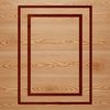 A digital illustration of a picture frame in vector format, suitable for various design applications.