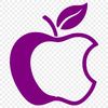 Fresh Harvest Fruit Icon A high-quality vector image of a single apple with smooth texture.