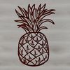 Isolated Pineapple Vector Art A vector illustration of a pineapple, isolated on a white background.