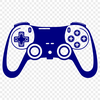 Free Vector Gamepad Graphics An electronic game controller with directional pad and face buttons.