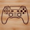 Free SVG Gamepad Clip Art A vector design representation of a gaming controller layout and components.
