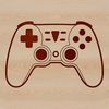 Game Controller Icon SVG game controller illustration with buttons and joysticks.