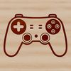 Digital Game Controller Graphics A high-resolution digital game controller with buttons and joysticks.