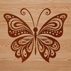 A colorful butterfly with intricate details, perfect for vector art designs.