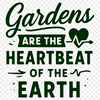 A collection of inspirational gardening quotes in a modern vector design.