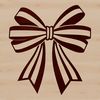 Gift Wrapping Bow Design A colorful bow ribbon used as a decoration for gifts or presents.