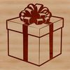A digital vector illustration of a standard rectangular box with a flat top and sides.