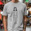 Colorful Girl Illustration SVG illustration of a young girl in various colors and styles