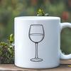 Beautiful Red Wine in a Glass Vector Illustration Illustrated wine glass with red wine in it, perfect for vector art designs.