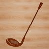Sports-Themed SVG Clip Art A detailed illustration of a golf club with bold lines and clean shapes, suitable for vector design.