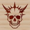 Free Stylized Skull Vector Art A stylized illustration of a Gothic-style skull.