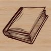 Beautiful Open Book Illustration A simple illustration of an open book on a desk with pages turned.
