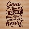 Comforting Quote for Difficult Times Inspirational quote about coping with loss and grief, designed as a digital SVG file.