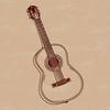 Guitar Vector Art for Music Lovers Vector design of a guitar for music enthusiasts with scalable SVG format.