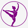 Female Athlete Gymnastics Illustration A vector illustration of a female gymnast in motion, showcasing athletic flexibility and strength.