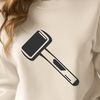 Drive Nails with Ease A handheld tool used for driving nails and fitting parts together.