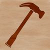 A precision vector design of a hammer, suitable for cutting machines and laser engraving.