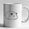 Cute Cartoon Rodent Design A cartoon hamster illustration in a digital format.