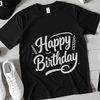 Happy birthday quote in vector format, suitable for commercial and personal use.