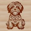 Free SVG Clip Art: Sitting Havanese A small dog breed illustration featuring a Havanese in a sitting position.