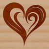 Love Symbol in Vector Format A heart icon in SVG format used for digital design projects.