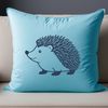 High-Resolution SVG Animal Design A high-resolution digital representation of a hedgehog designed using vector graphics.