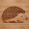 Hedgehog Illustration Vector Graphics Free Download A digital representation of a hedgehog designed as a clip art element.