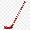 Vector Ice Rink Scene A hockey player holding a hockey stick on an ice rink, featuring a vector design.