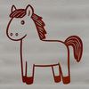 Free Vector Horse Clip Art A horse depicted in vector format, suitable for various digital applications.