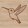 A colorful illustration of a hummingbird in flight, showcasing its vibrant plumage.