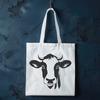 Free Cow Clipart For Vector Use A high-quality SVG illustration of a cow's head, suitable for vector design and cutting machine projects.