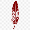 Free Vector Illustration of a Feather A detailed illustration of a feather in vector format, suitable for various graphic design applications.