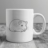 Cute Hamster Graphic Vector Art A digital illustration of a hamster, suitable for vector art projects.