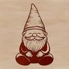 Mythical Gonk Illustration in SVG Format A mythical creature resembling a dwarf or gonk, depicted in a sitting position.