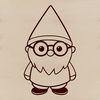 A mythical creature with the body of a dwarf and long ears, standing upright and wearing glasses.