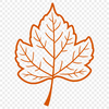 High-quality Vector Leaf Illustration A high-quality vector illustration of a single leaf in various formats including SVG, PDF, and DXF.