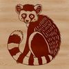 Free Animal Clip Art Close-up illustration of a wild lemur in its natural habitat.