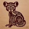 Free Lemur Vector Art Illustrative vector design of a lemur, a wild animal native to Madagascar.