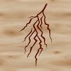 Electrifying Vector Design A stylized illustration of a lightning bolt, suitable for vector graphics design.