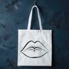 Isolated lips design element Vector graphic design element featuring isolated lips for various applications.