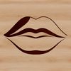 Free Vector Lips Graphics A detailed illustration of human lips in a 2D vector format.