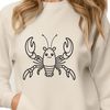 Lobster Vector Graphic Design Element Illustrated lobster sea creature vector graphic for design and crafting projects
