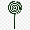 Stylized Lollipop SVG Design Simple vector design featuring a stylized lollipop with bold lines and bright colors.