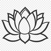 Beautiful Lotus Design A detailed vector design of the lotus plant, suitable for digital artwork and crafting projects.