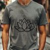 Lotus Bloom SVG Graphics A detailed illustration of the lotus flower in various stages of bloom.
