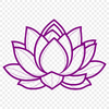 Eastern Symbolism An illustration of a lotus flower, a symbol in various Eastern religions.
