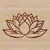Free Lotus Flower Clip Art A delicate illustration of a lotus flower with intricate details.