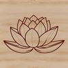 Stylized Lotus Flower Illustration A stylized illustration of the lotus flower, a symbol often used in religious contexts.